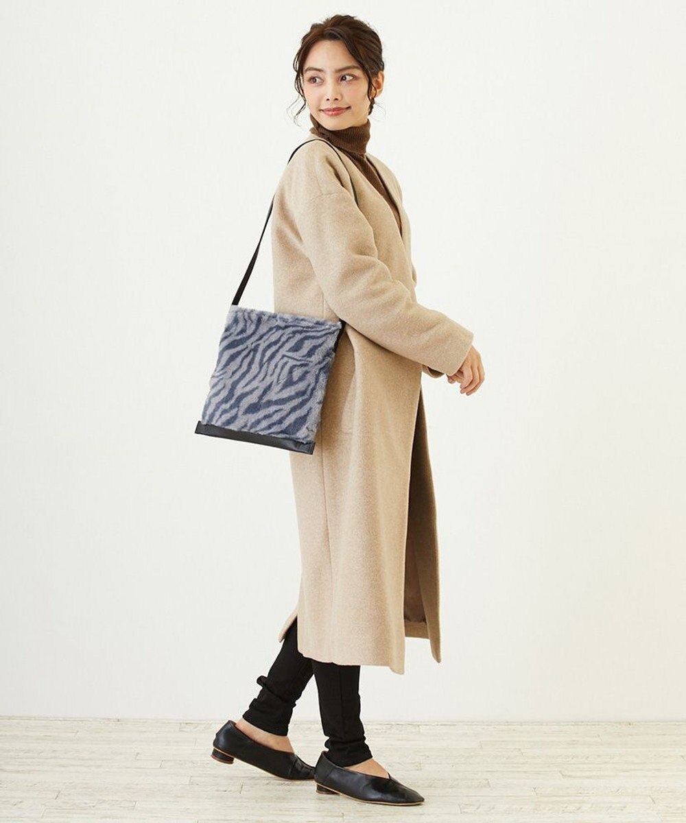 ROOTOTE 2984【ファーショルダー】/ LT.ベビールー.フラットトート.ファー-A 