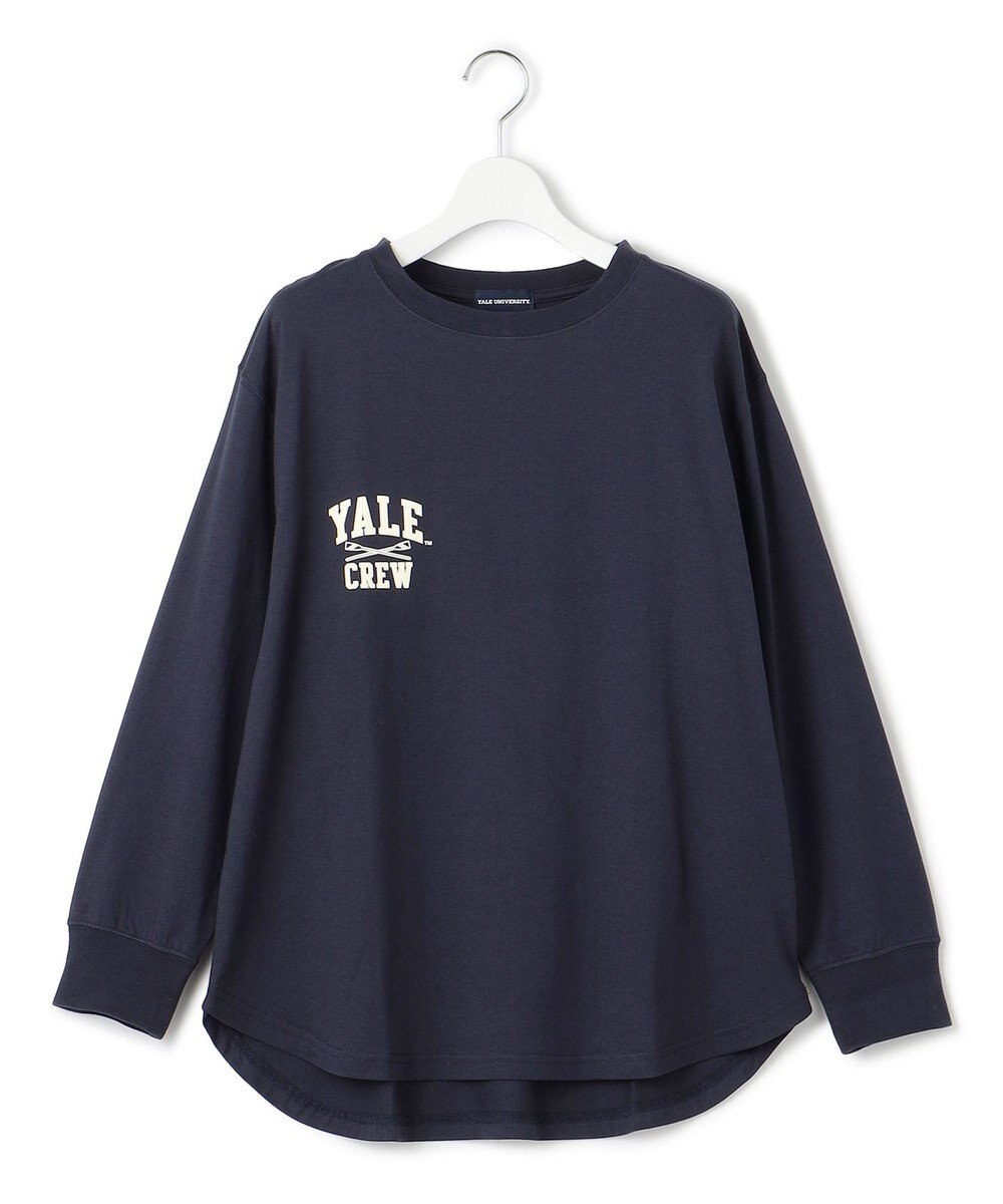 J.PRESS YORK STREET 【WOMEN】YALE × J.PRESS YORK STREET コラボワンポイントTシャツ 