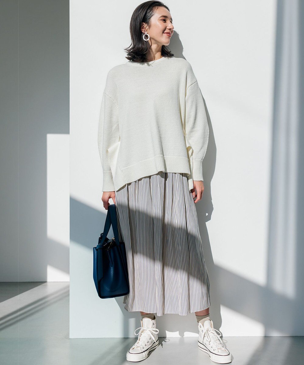 組曲 【春の新色追加】ギャザーライトデシン パンツ 