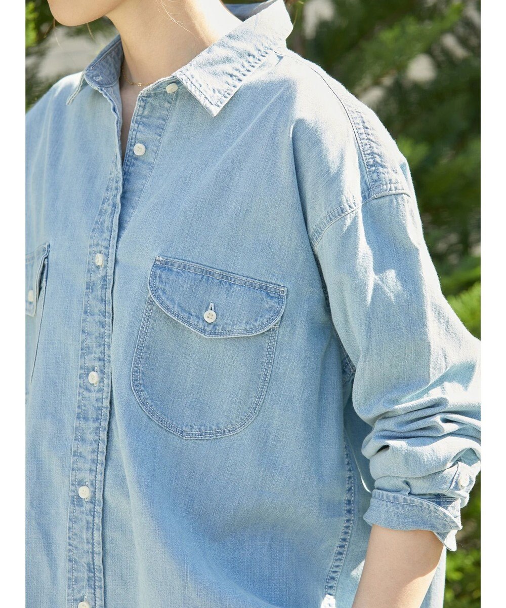 AMERICAN HOLIC Ｗポケットデニムシャツ 