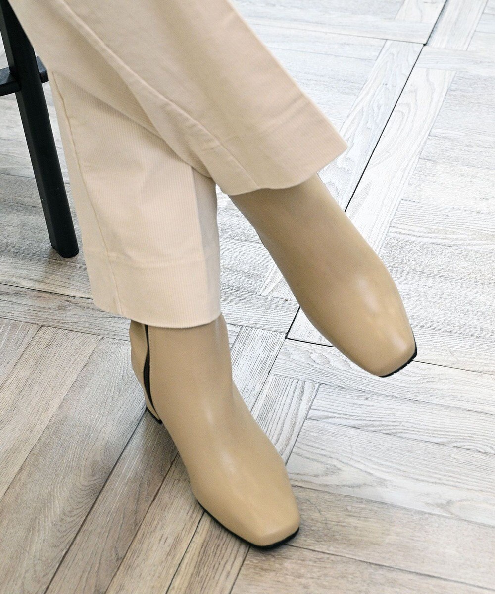 Pointer 【石岡真実さん着用】本革ショートブーツ 