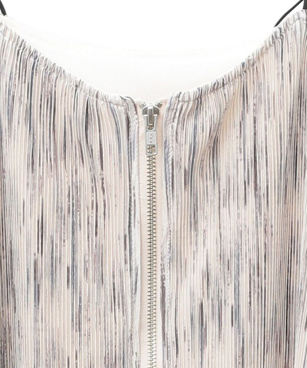 Green Parks ・ＥＬＥＮＣＡＲＥ　ＤＵＥ　フロントＺＩＰプリーツワンピ 