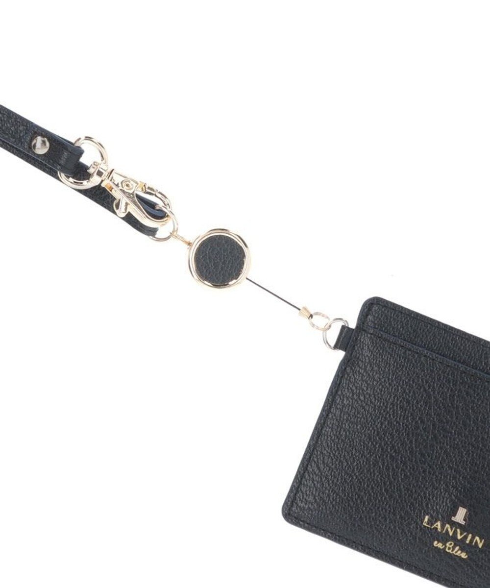 LANVIN en Bleu リム リール付きパスケース 