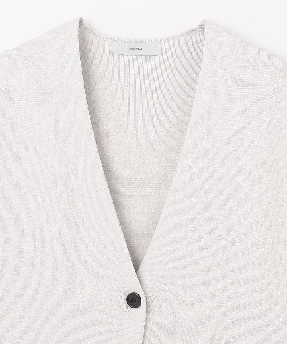 ANY L ロングニットジレ 
