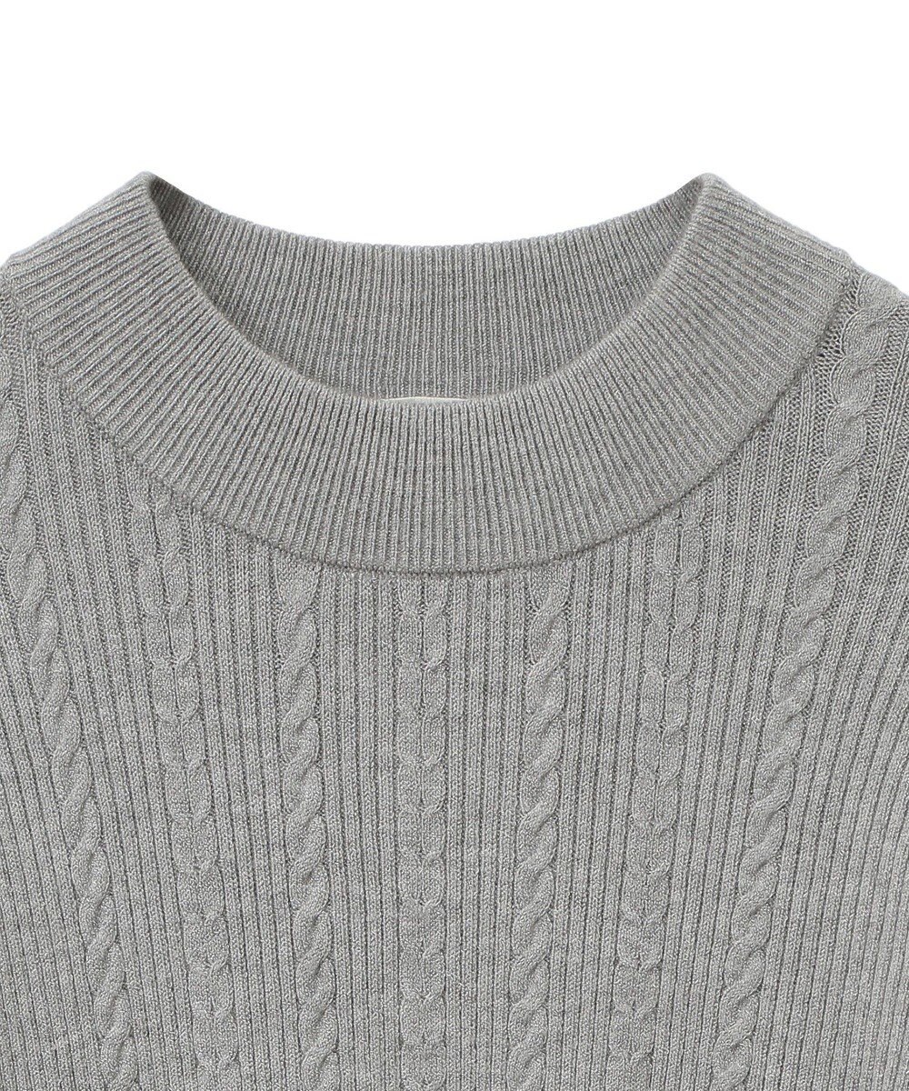 earth music&ecology ナローケーブルプルオーバー 