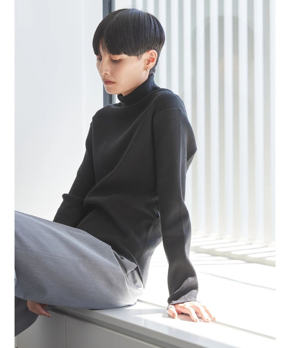 AMERICAN HOLIC バイパチリブタートルニットプルオーバー 