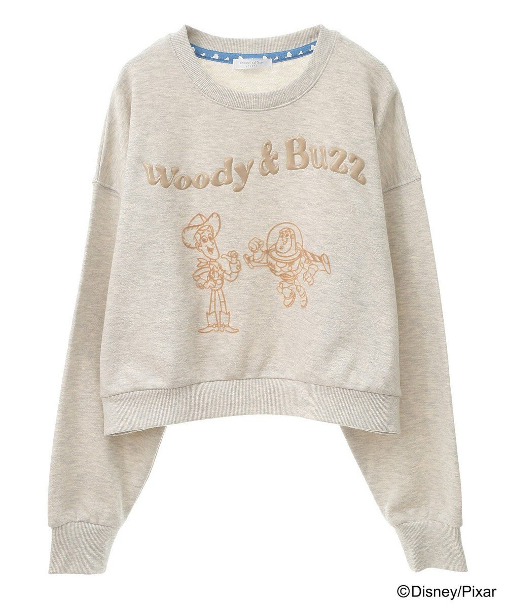 Green Parks トイストーリー／立体ロゴショートプルオーバー 