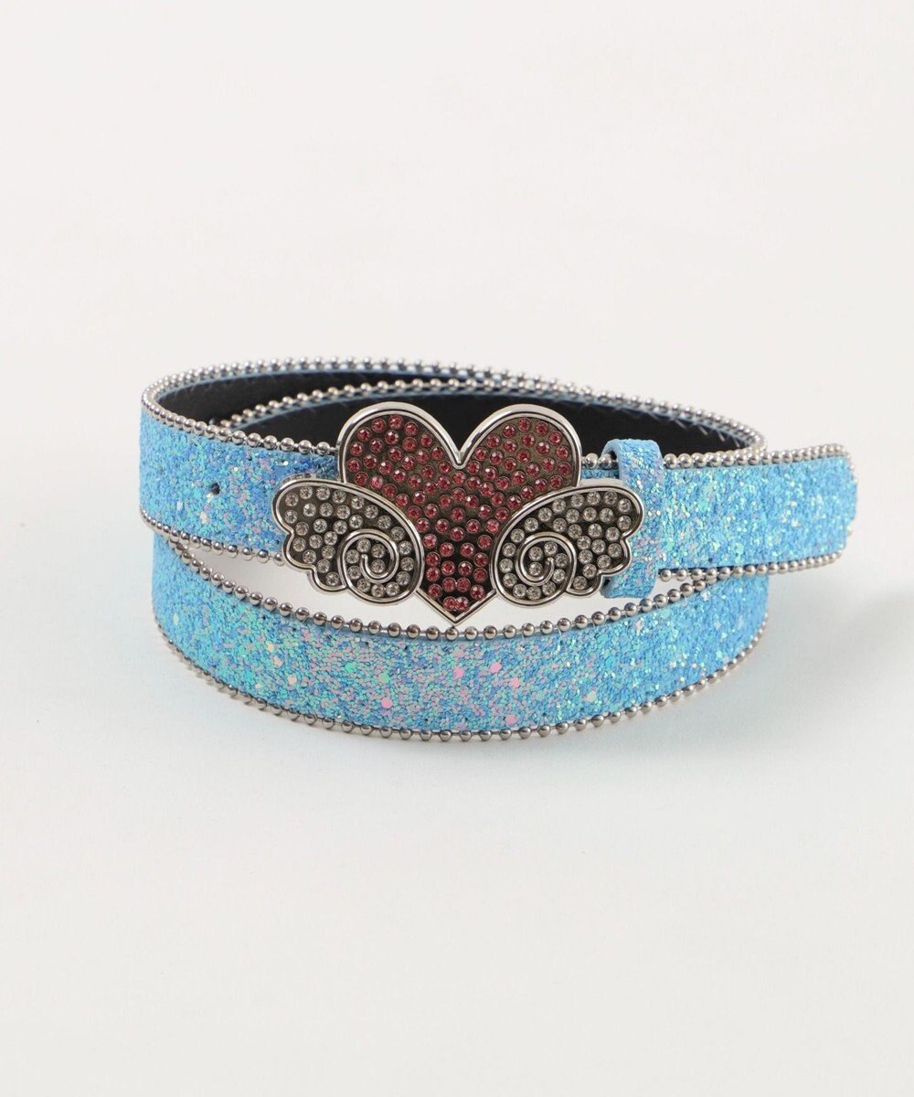 WEGO Lエンジェルバックルラメベルト 