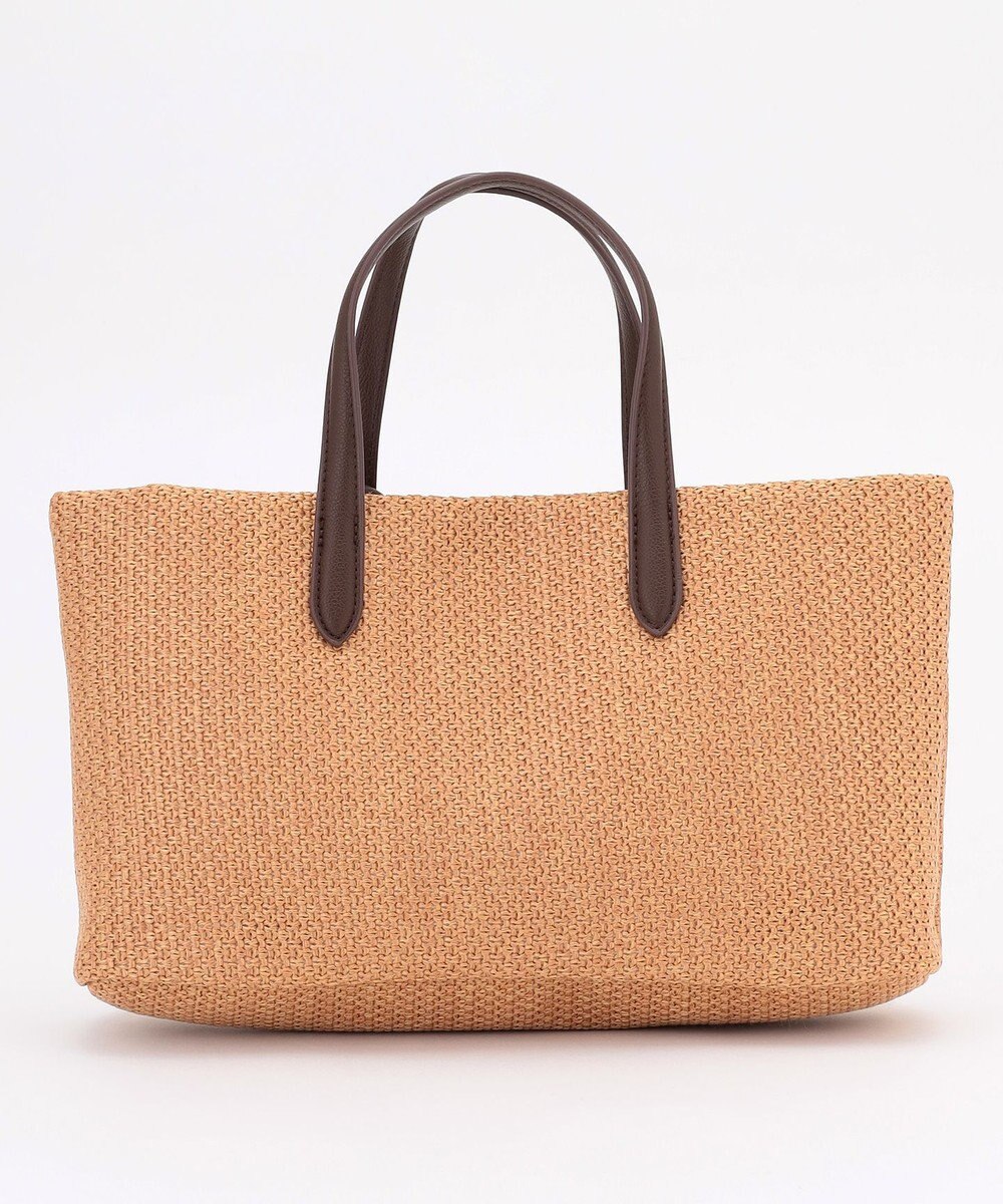 ANY ワイドフェイクラフィアトートバッグ 