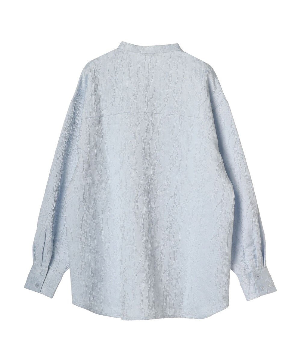 earth music&ecology フラワージャガードシャツ 