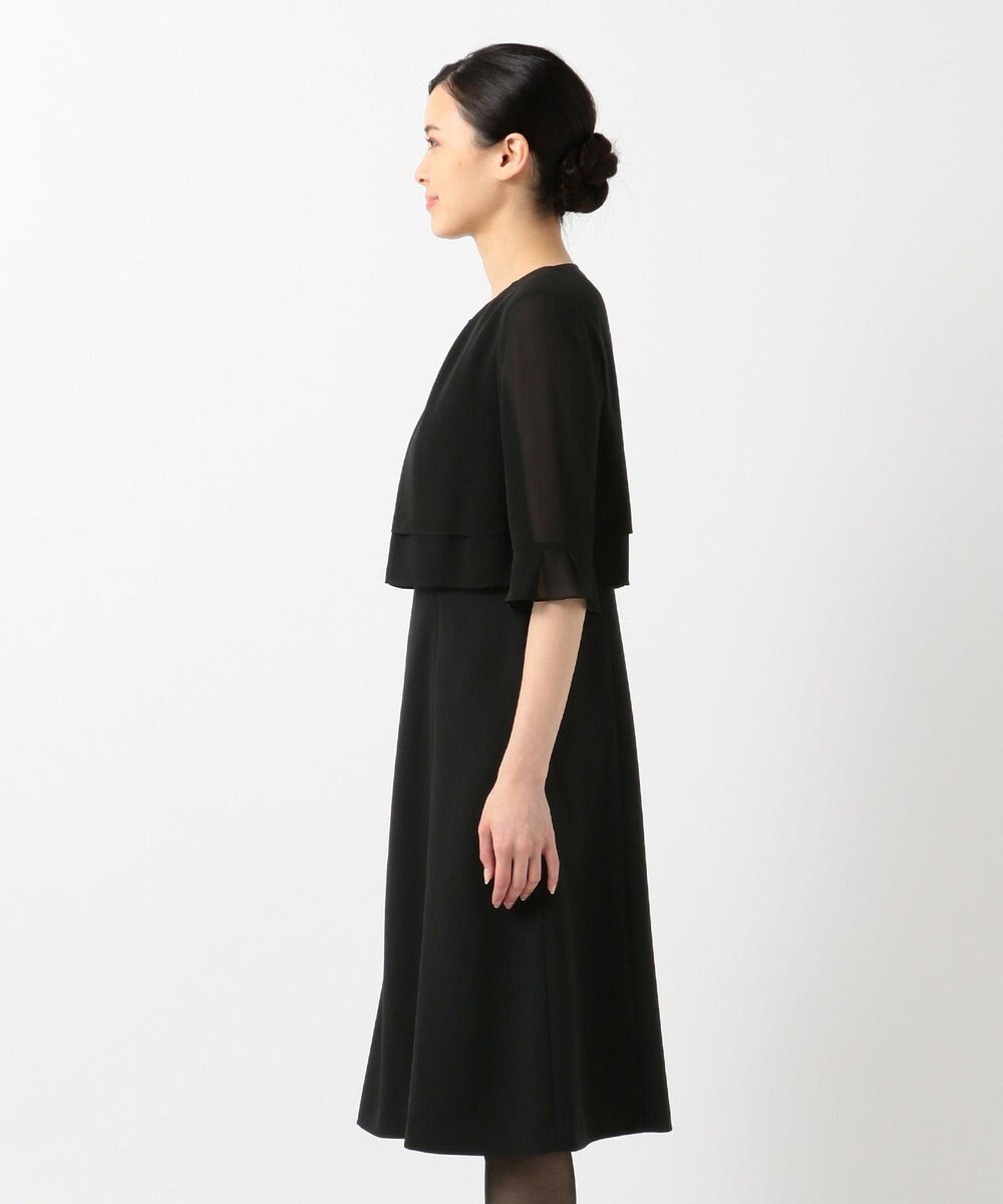 組曲 NOIR 【洗える】ウォッシャブルストレッチバーズアイ　ジャケット＋ワンピース 