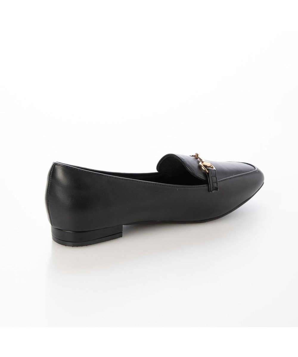 MODE ET JACOMO <noyau>スクエアトゥビット付きヒールローファー 