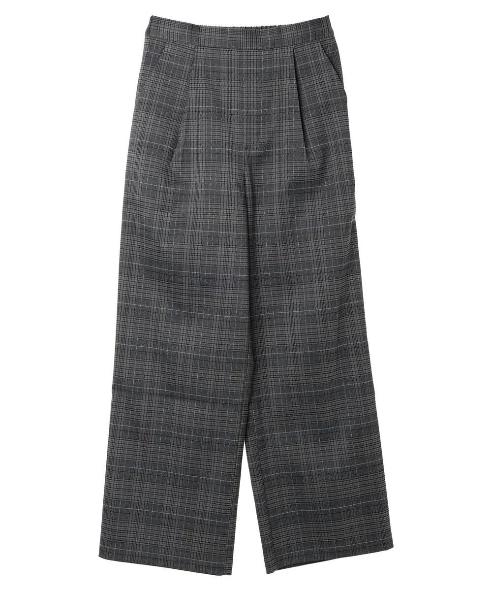 earth music&ecology チェックストレートパンツ 