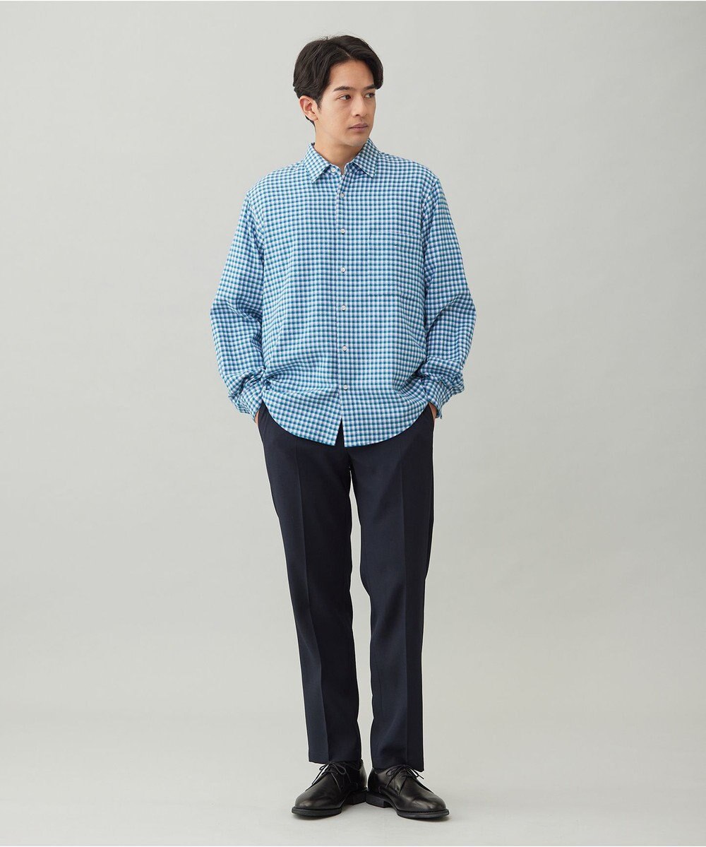 UNFILO MENS 【男女兼用】クリーンチェック ネルシャツ 