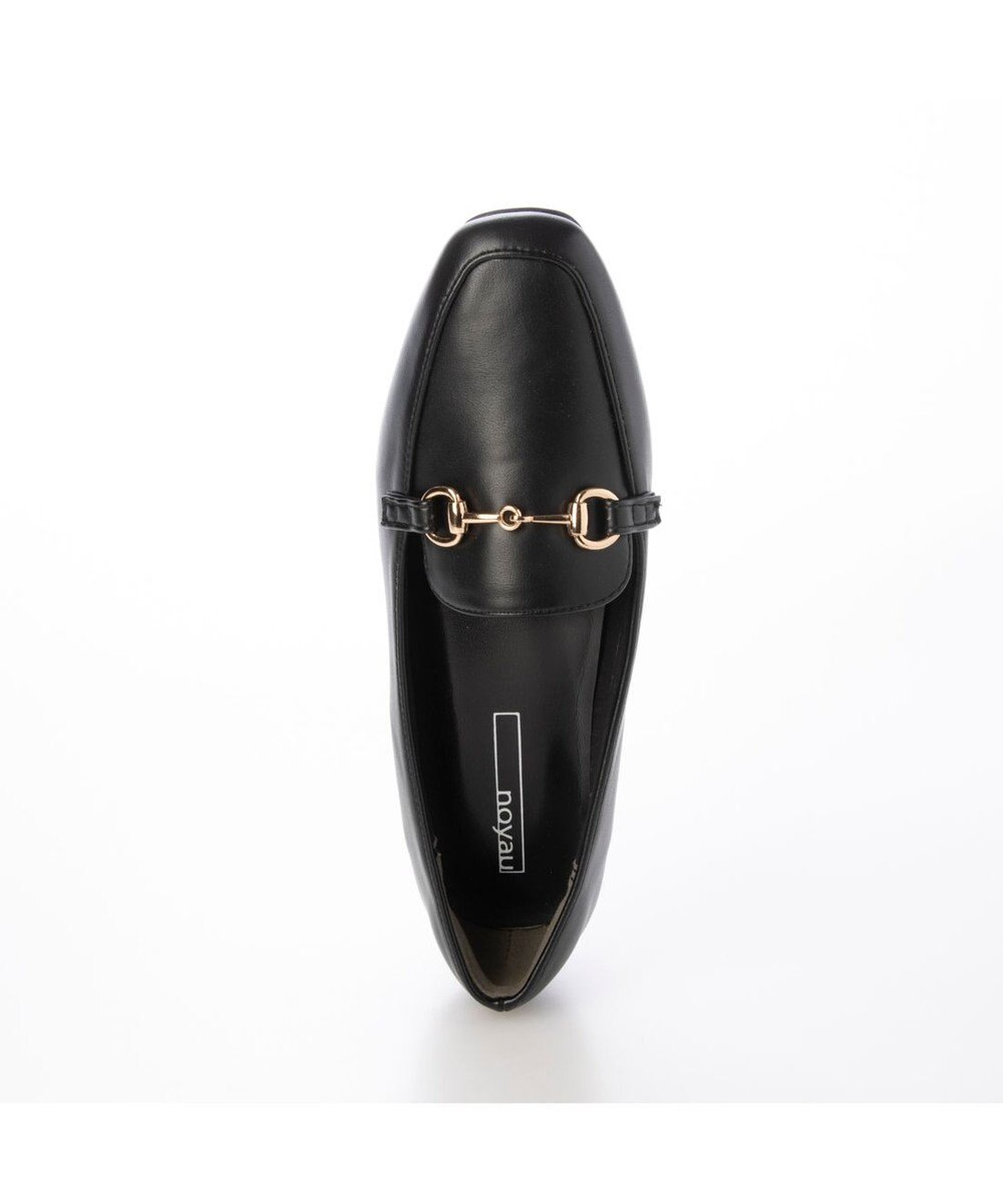 MODE ET JACOMO <noyau>スクエアトゥビット付きヒールローファー 