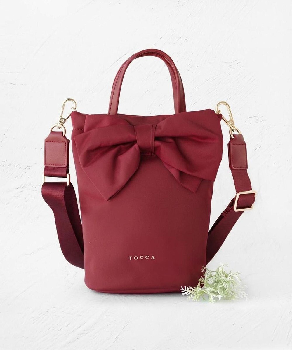 TOCCA 【泉里香さん着用】RIBBON KNOT NYLON MULTI BAG ナイロンマルチバッグ 