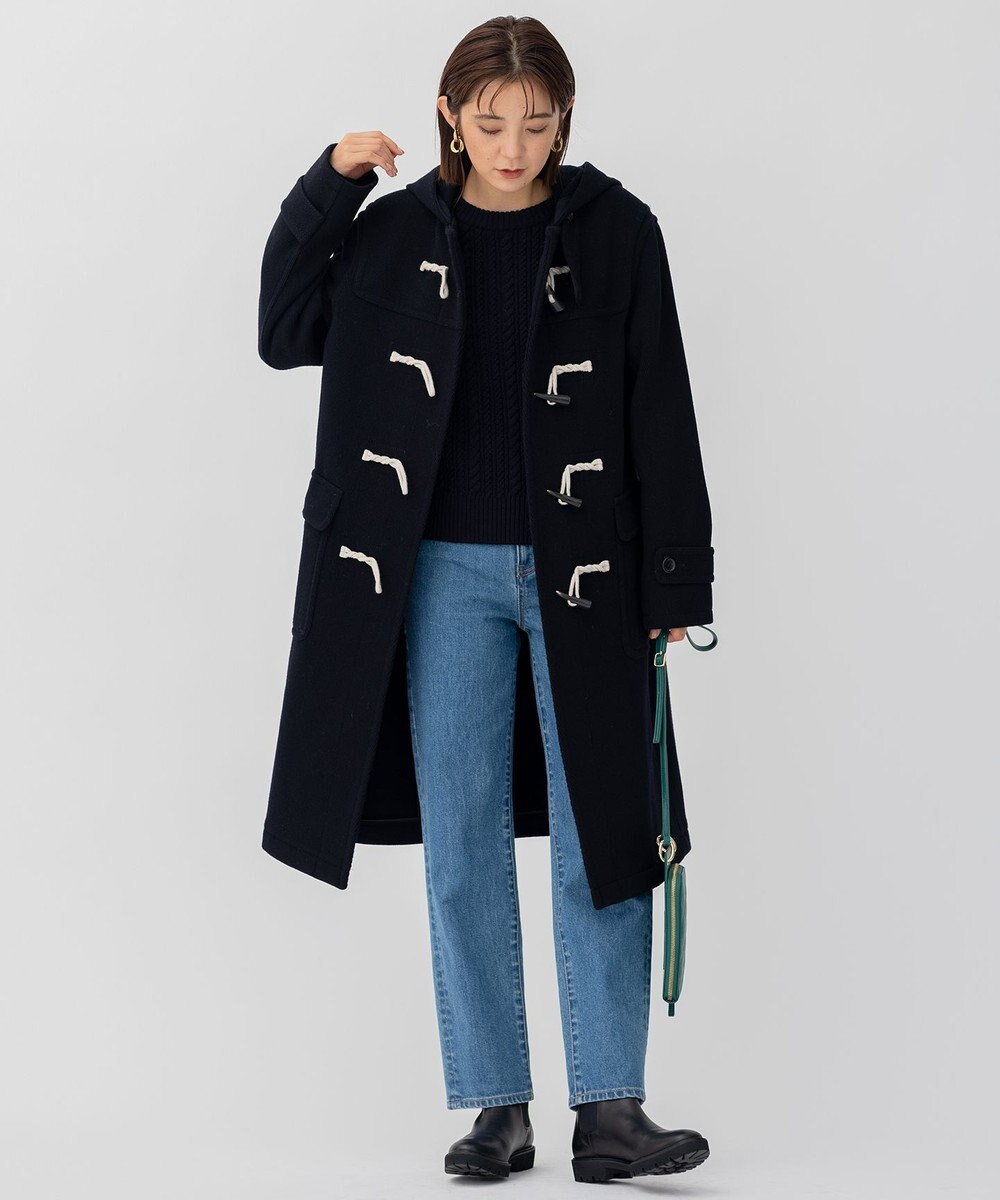 23区 ヘリンボーン ダッフルコート 