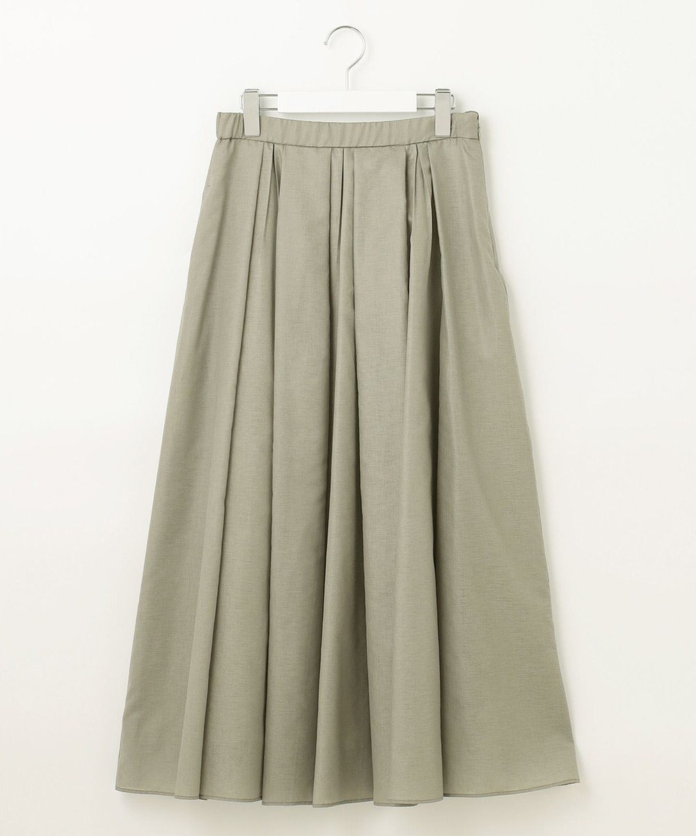 自由区 【洗える・XSサイズあり】シアーシャイニー スカート 