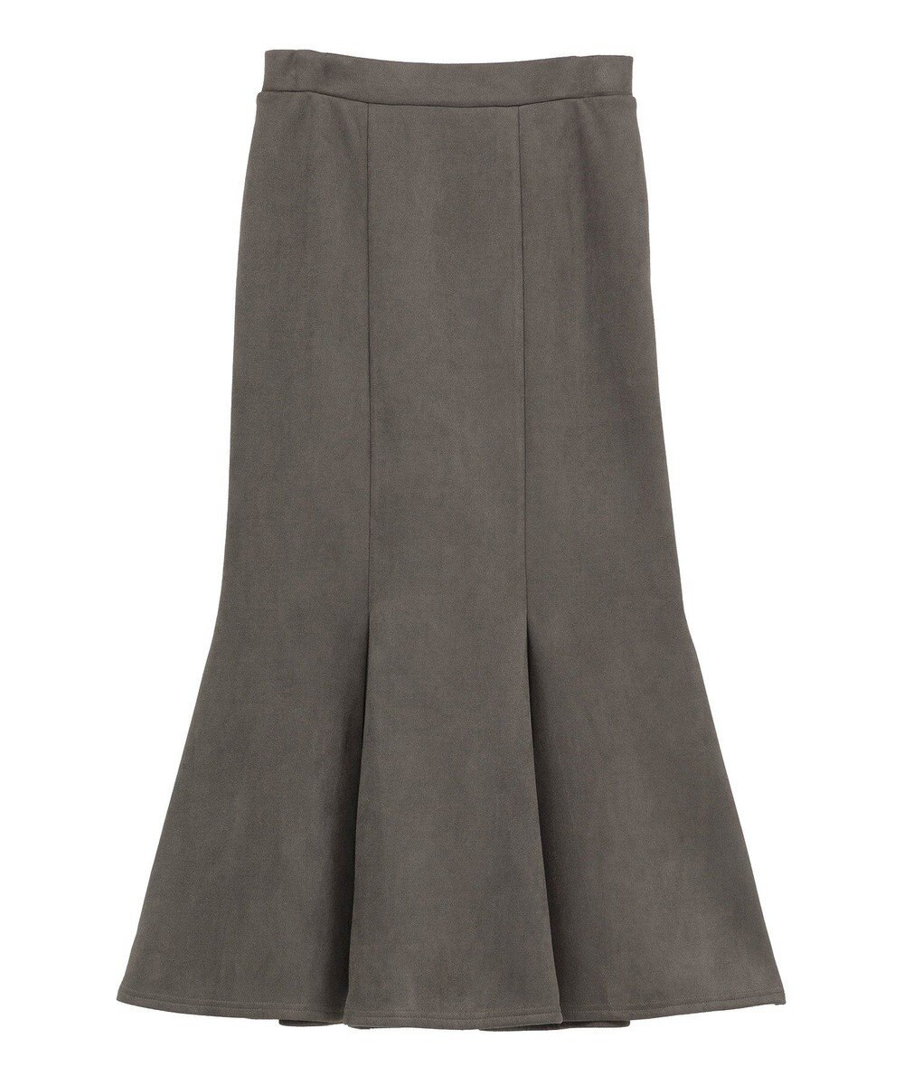 Green Parks なめらかタッチスウェード調マーメイドスカート 