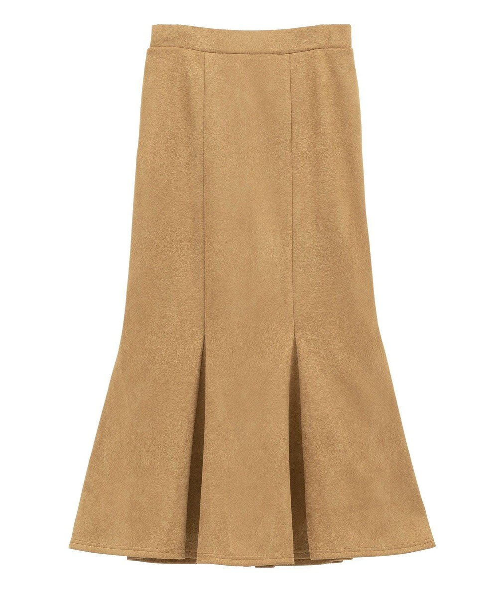 Green Parks なめらかタッチスウェード調マーメイドスカート 