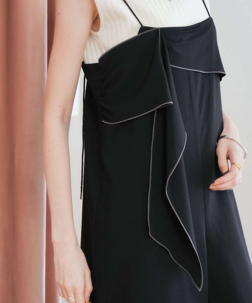 YECCA VECCA ラッフルキャミオールインワン 