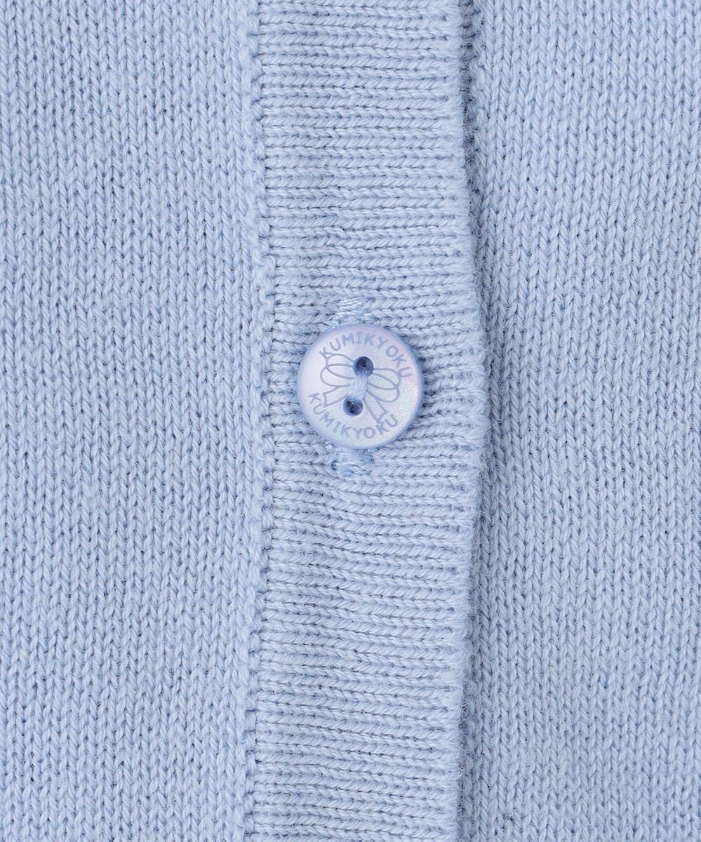 組曲 KIDS 【150-160㎝】リボンカラー カーディガン 