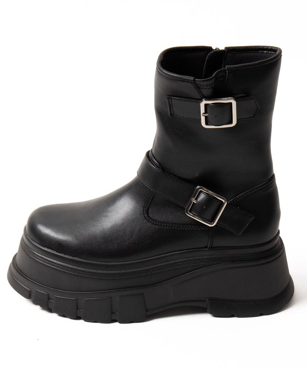 WEGO 厚底ボリュームエンジニアブーツ 