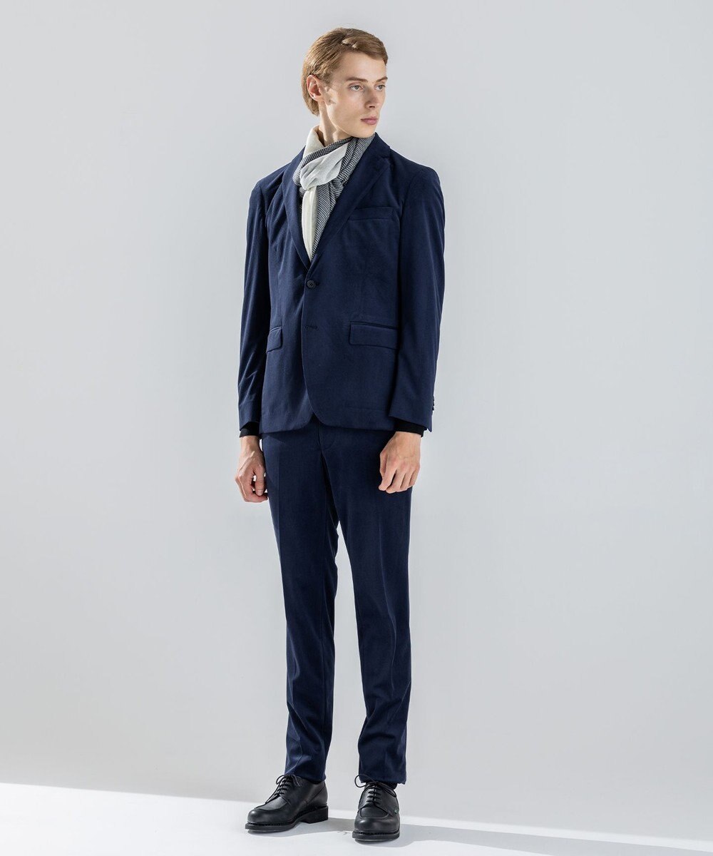 JOSEPH HOMME 新色【上質素材】シルクカシミヤ　 千鳥パターンプリーツ 