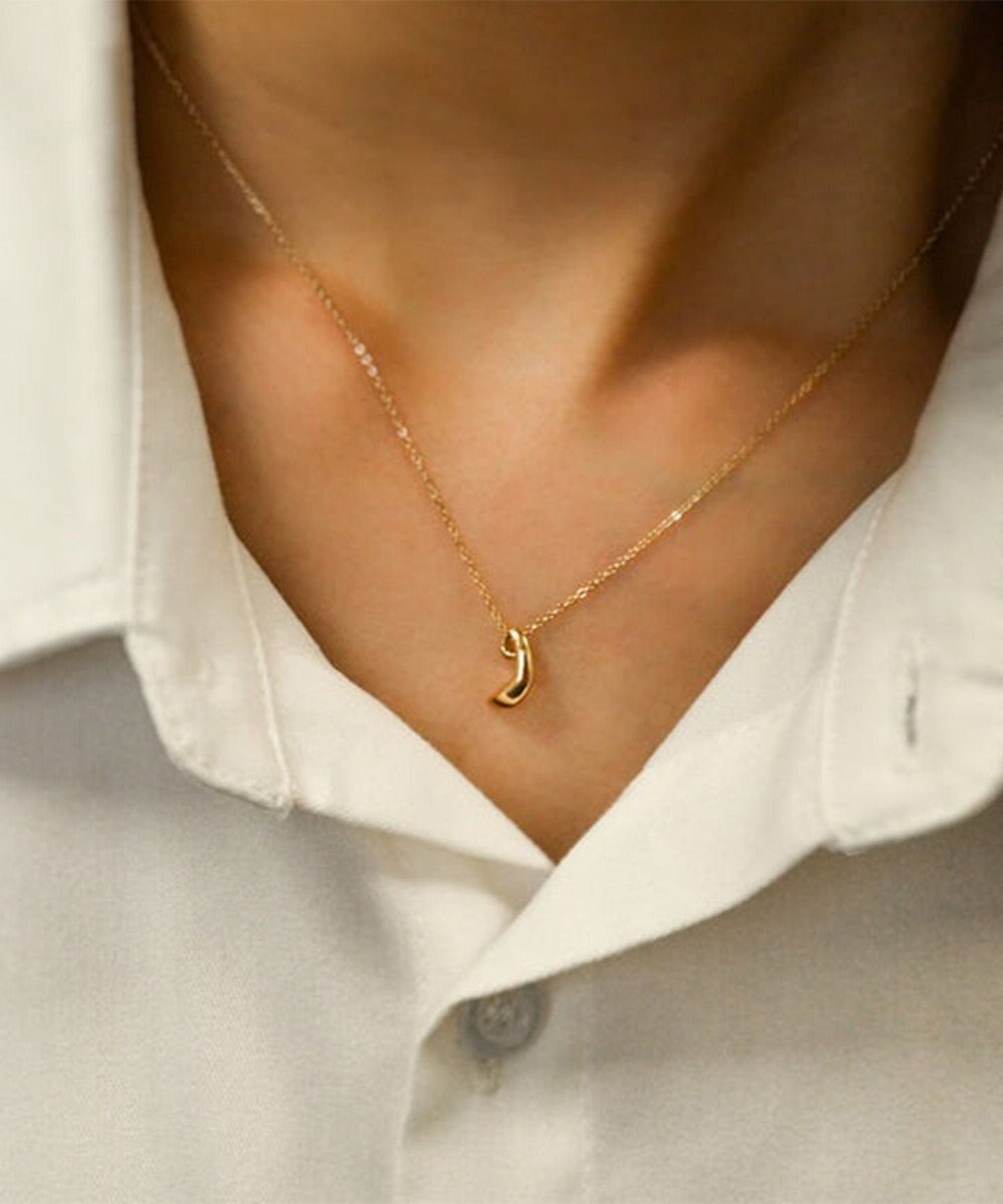 blancotokyo 【金属アレルギー対応】ニュアンスドロップネックレス LAGRIMA necklace 