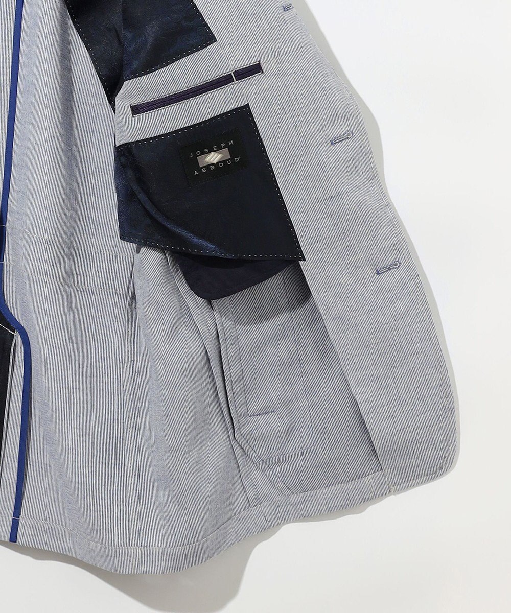 JOSEPH ABBOUD 【JAPANファブリック/清涼/軽量】 クールコードレーン ブルゾン 