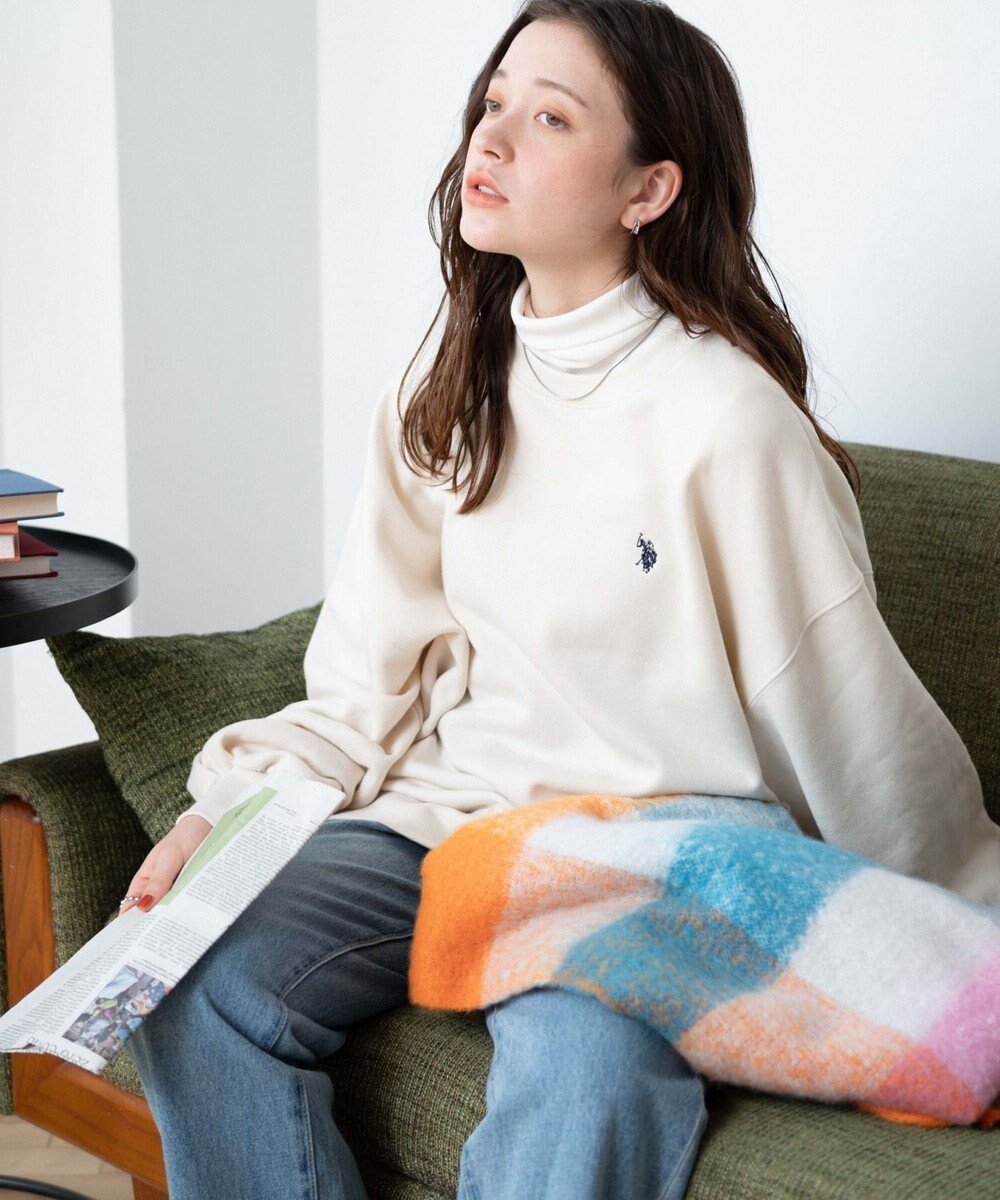 WEGO U.S. POLO ASSN.　だぼそでワンポイントスウェット 