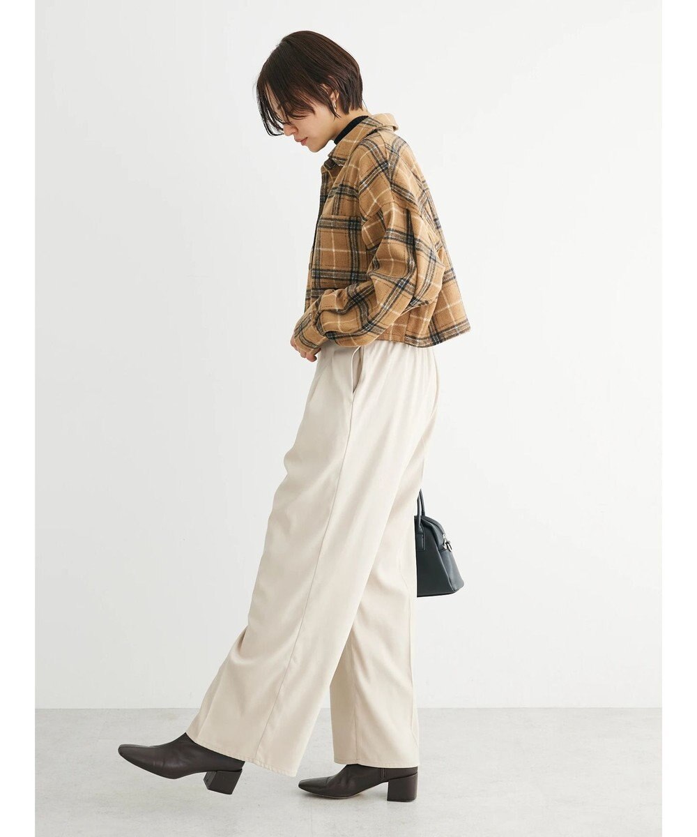 Green Parks ・ＥＬＥＮＣＡＲＥ　ＤＵＥ　シャギーチェックショートシャツ 