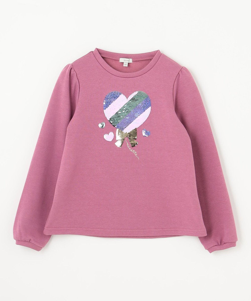 ANY KIDS 裏シャギーミラクルスパンコールトレーナー 