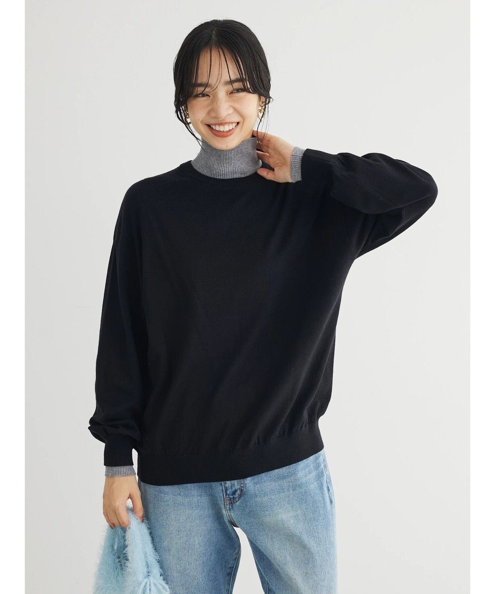 Green Parks ■ＡＪＵＧＡ．×ＧＰ　レイヤードハイネックニット 