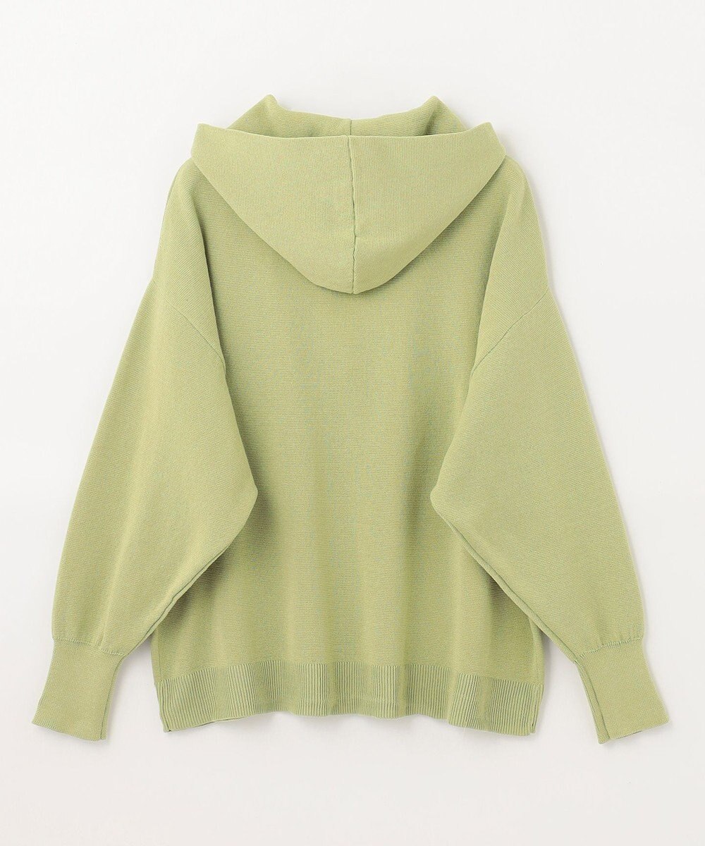 ANY 【洗濯機可】ハーフジップアップ ニットフーディ 