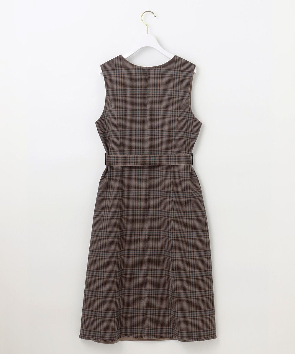 ANY SIS 【美人百花10月号掲載】リバーシブルチェックラップ ワンピース 