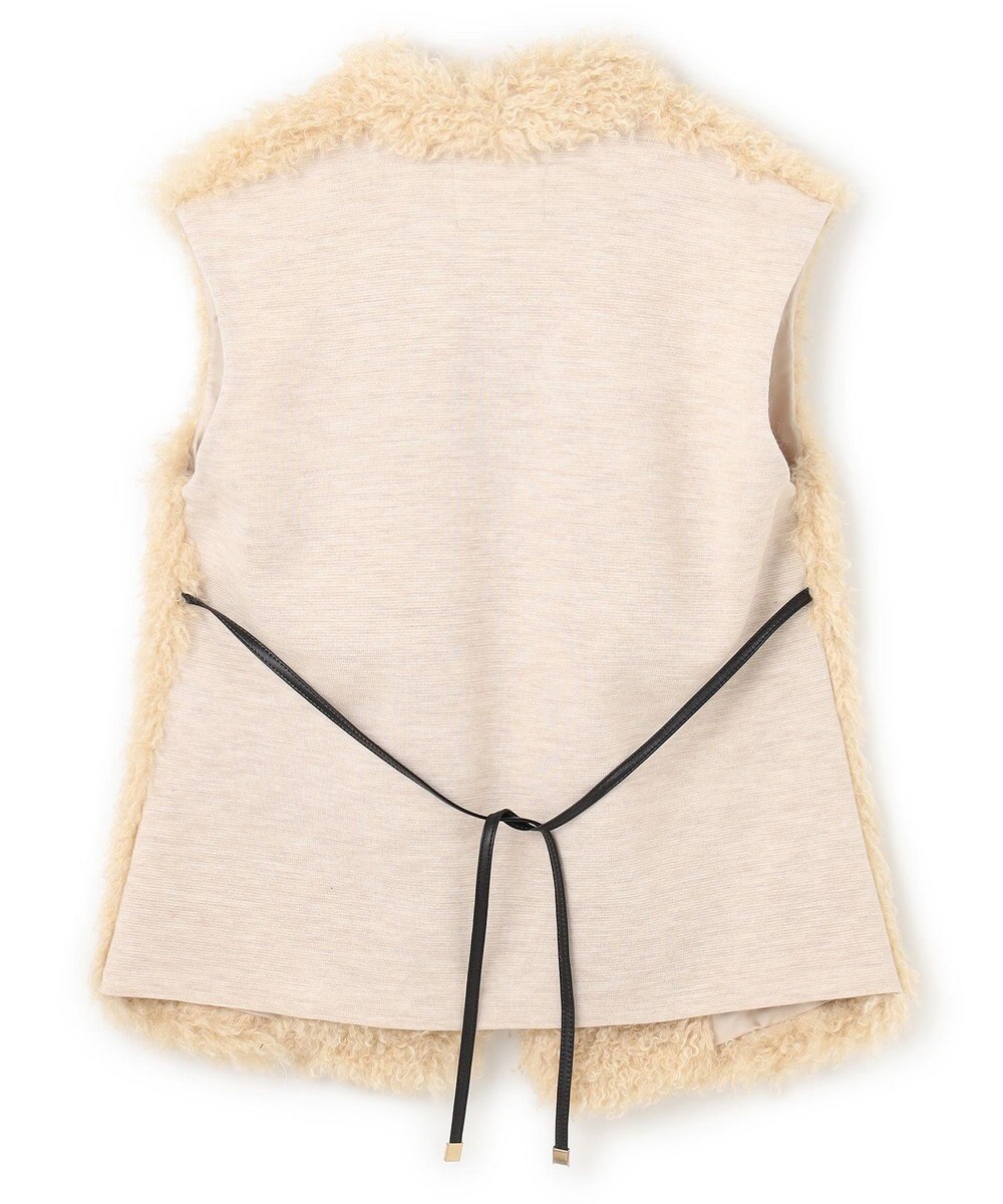 BEIGE， PUY / フェイクファーベスト 