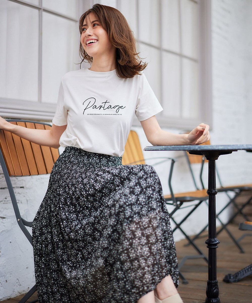 ANY SIS S ロゴ刺繍 Tシャツ 