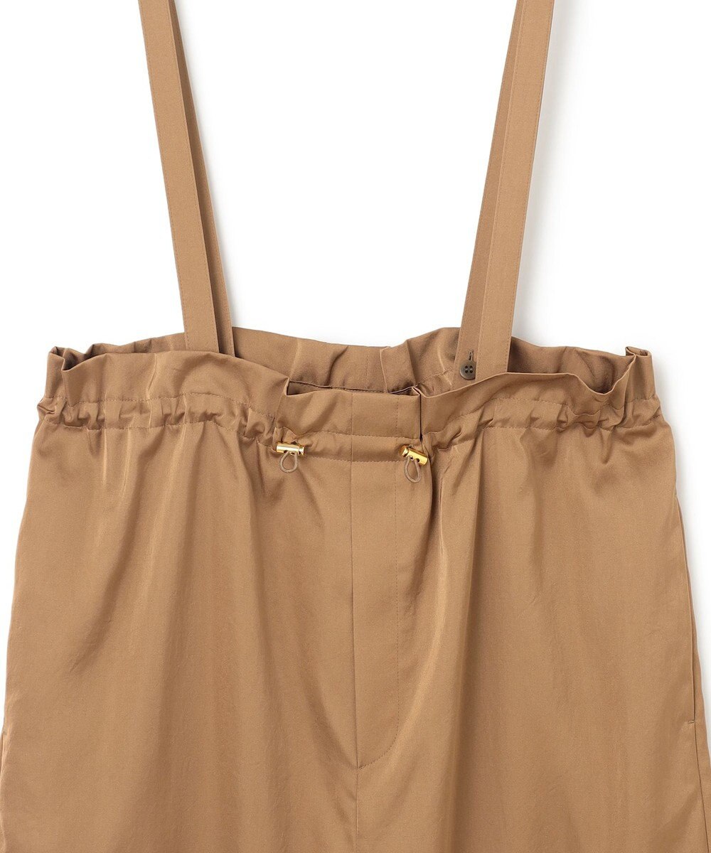 23区 S 【接触冷感/洗える】ヴィンテージソフトサテン サスペンダー パンツ 