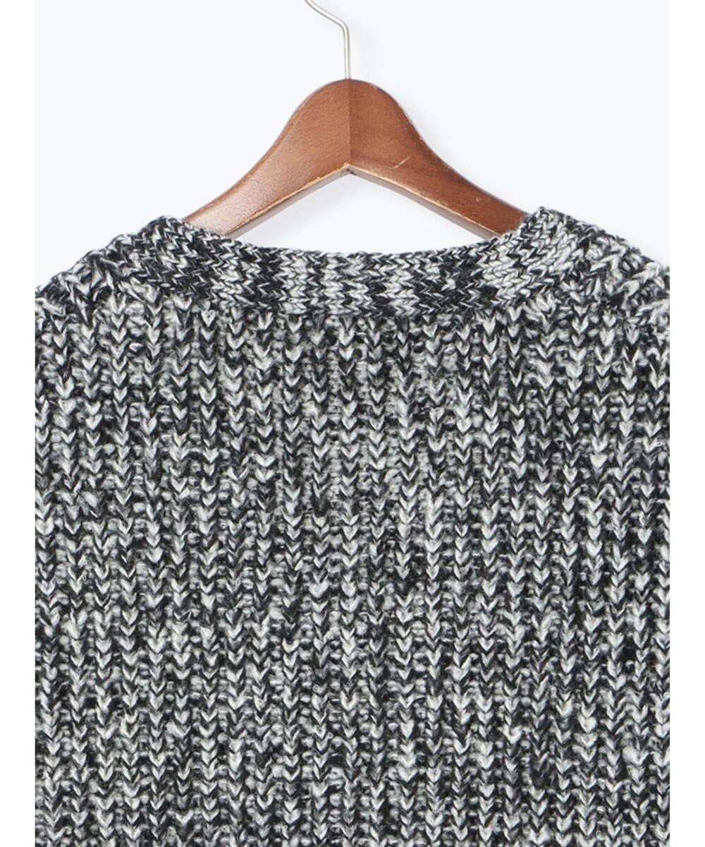 Te chichi ループ編みVネックミドルカーディガン 