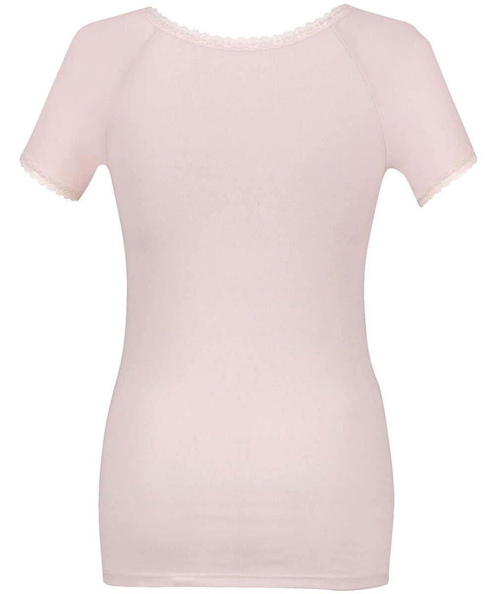 Wing インナー 綿100％(身生地部) 接触冷感 さらっと快適 【綿100% シャリ感タイプ】 3分袖 半袖 3Lまで対応 大きいサイズ 春 夏 EL6362 ウイング／ワコール 