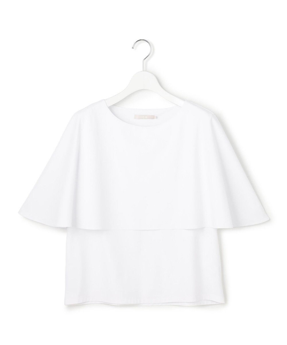 ICB 【先行予約・WEB限定カラーあり】マットスキューバ ケープデザインカットソー 