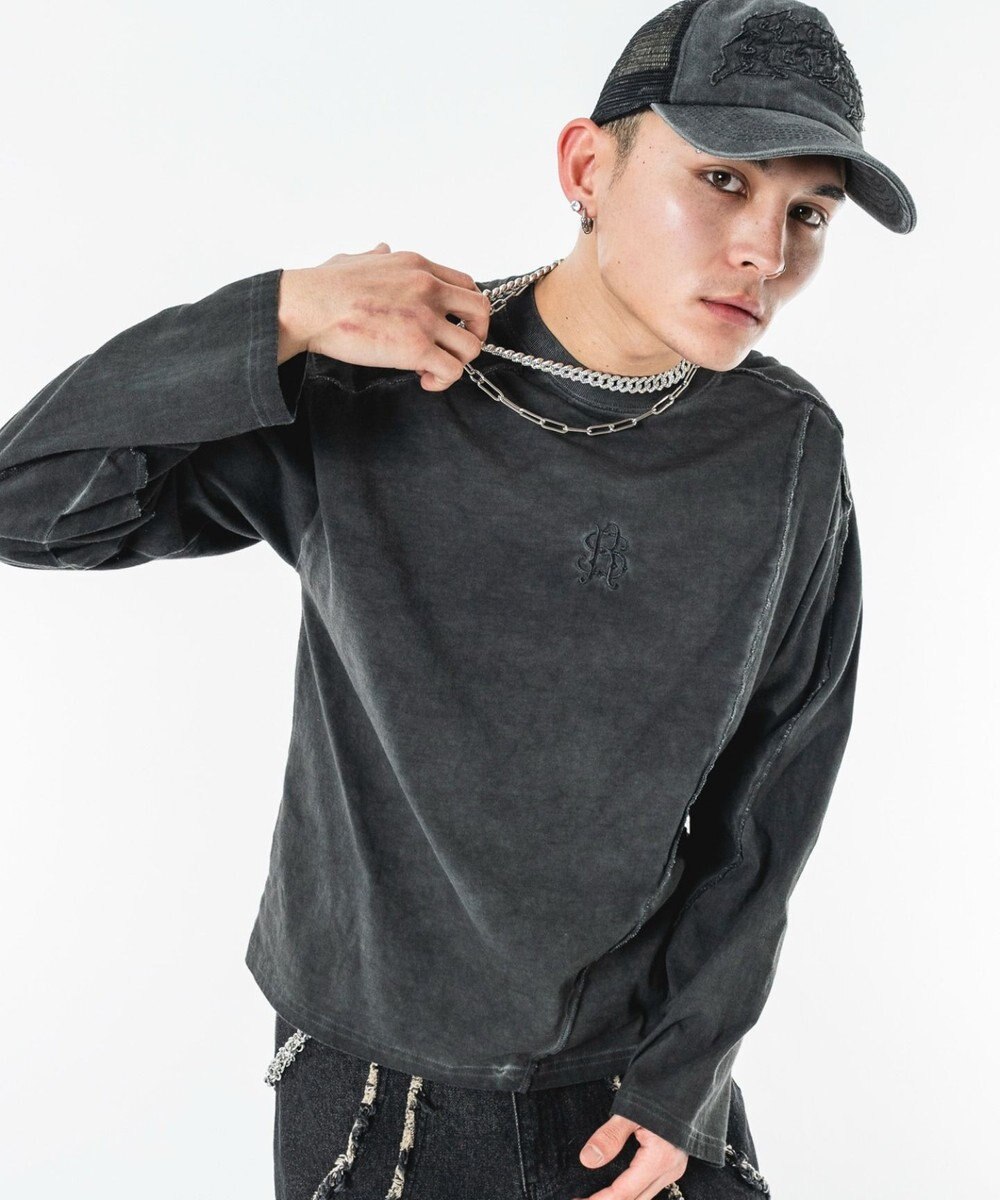 WEGO 【ユニセックス着用ITEM】コールドダイスウィッチングT（LS） 