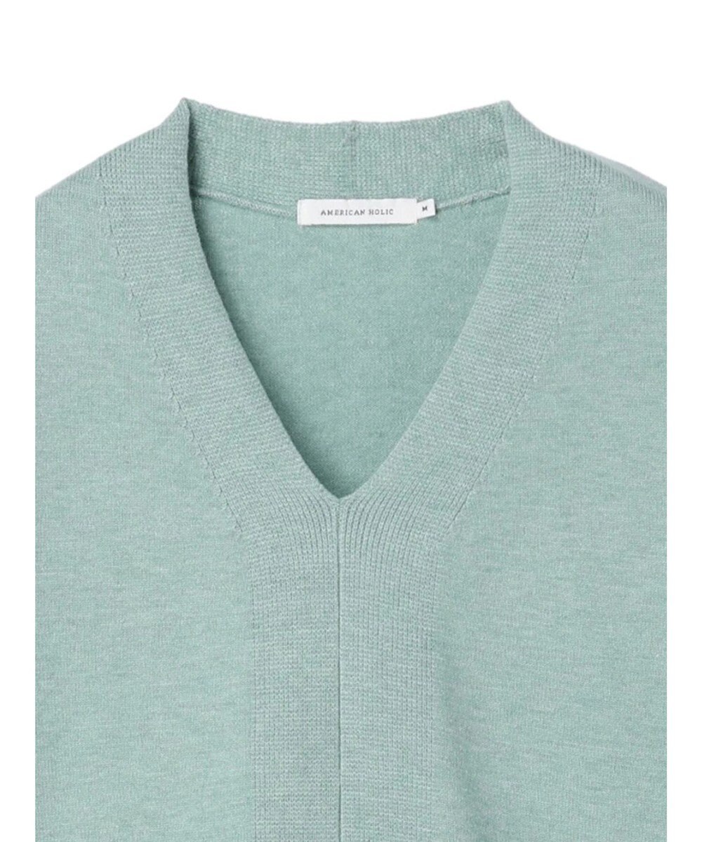 AMERICAN HOLIC バイパチＶネックニットプルオーバー 