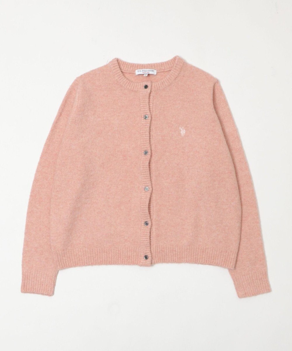 WEGO 【WEB限定/25年秋冬新作】別注USPOLO微起毛カーデ 