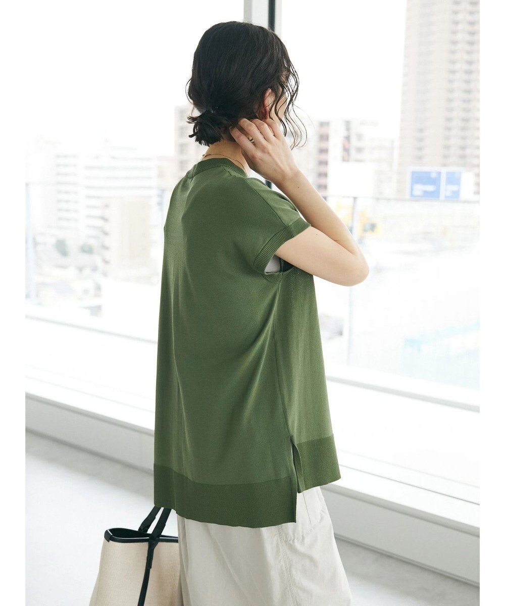 CRAFT STANDARD BOUTIQUE ＵＶカット接触冷感半袖ニットチュニック 