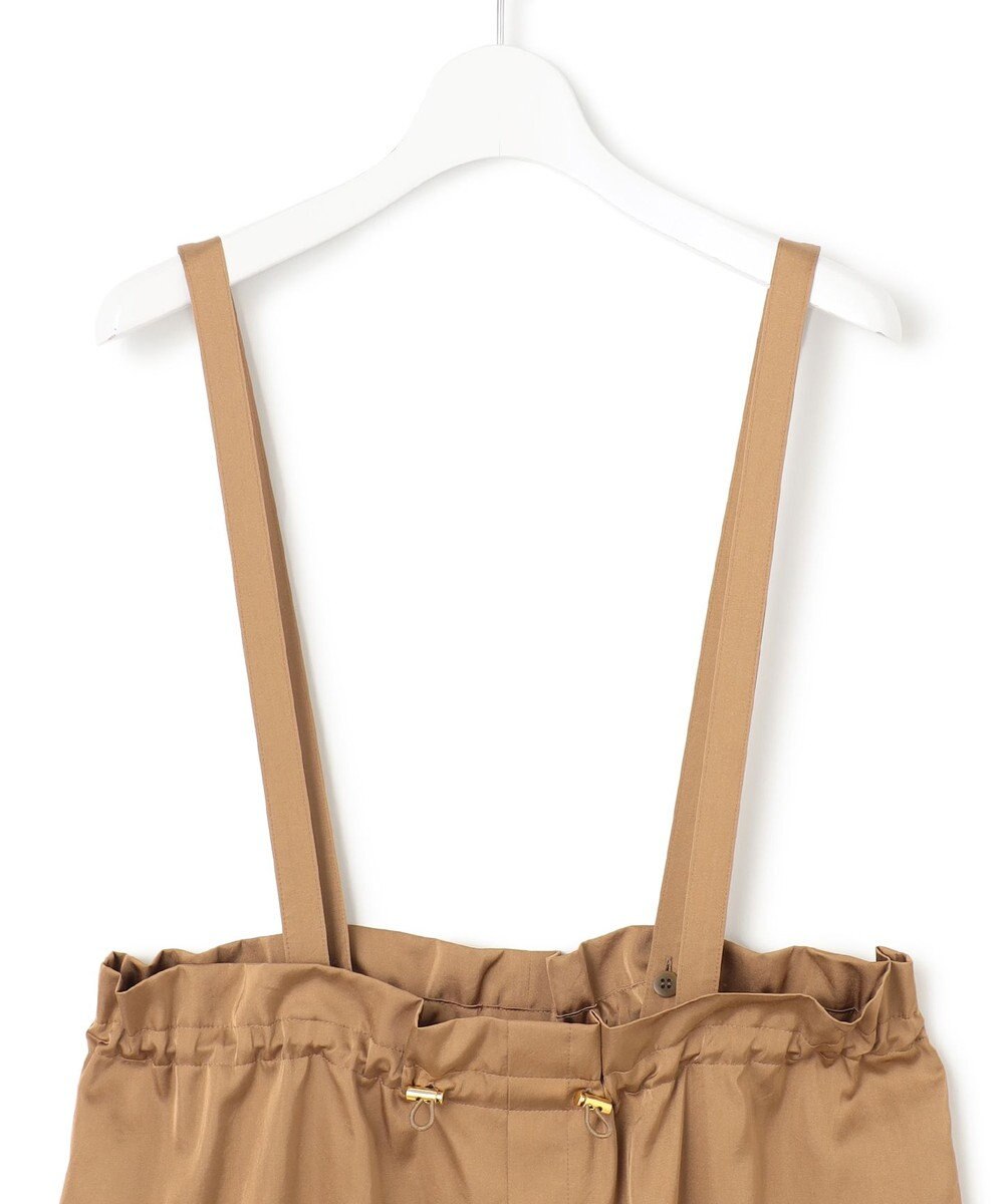 23区 【接触冷感/洗える】ヴィンテージソフトサテン サスペンダー パンツ 