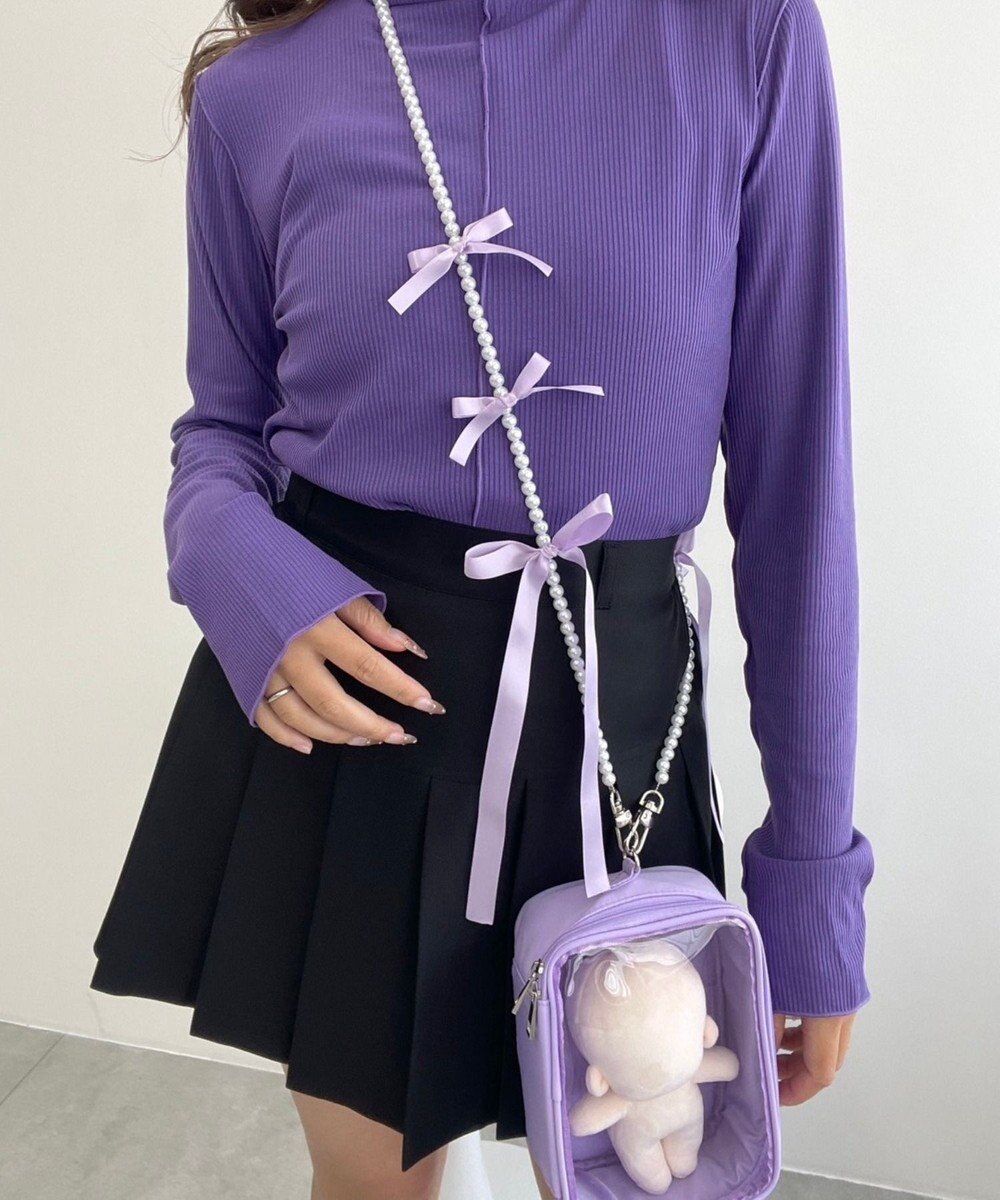 WEGO リボンビーズストラップ 