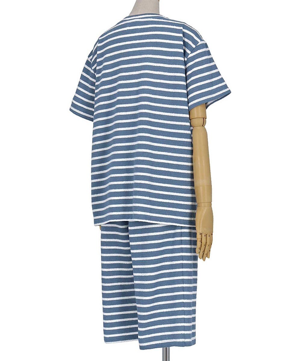 une nana cool 綿混ブークレーボーダー 半袖パジャマ 