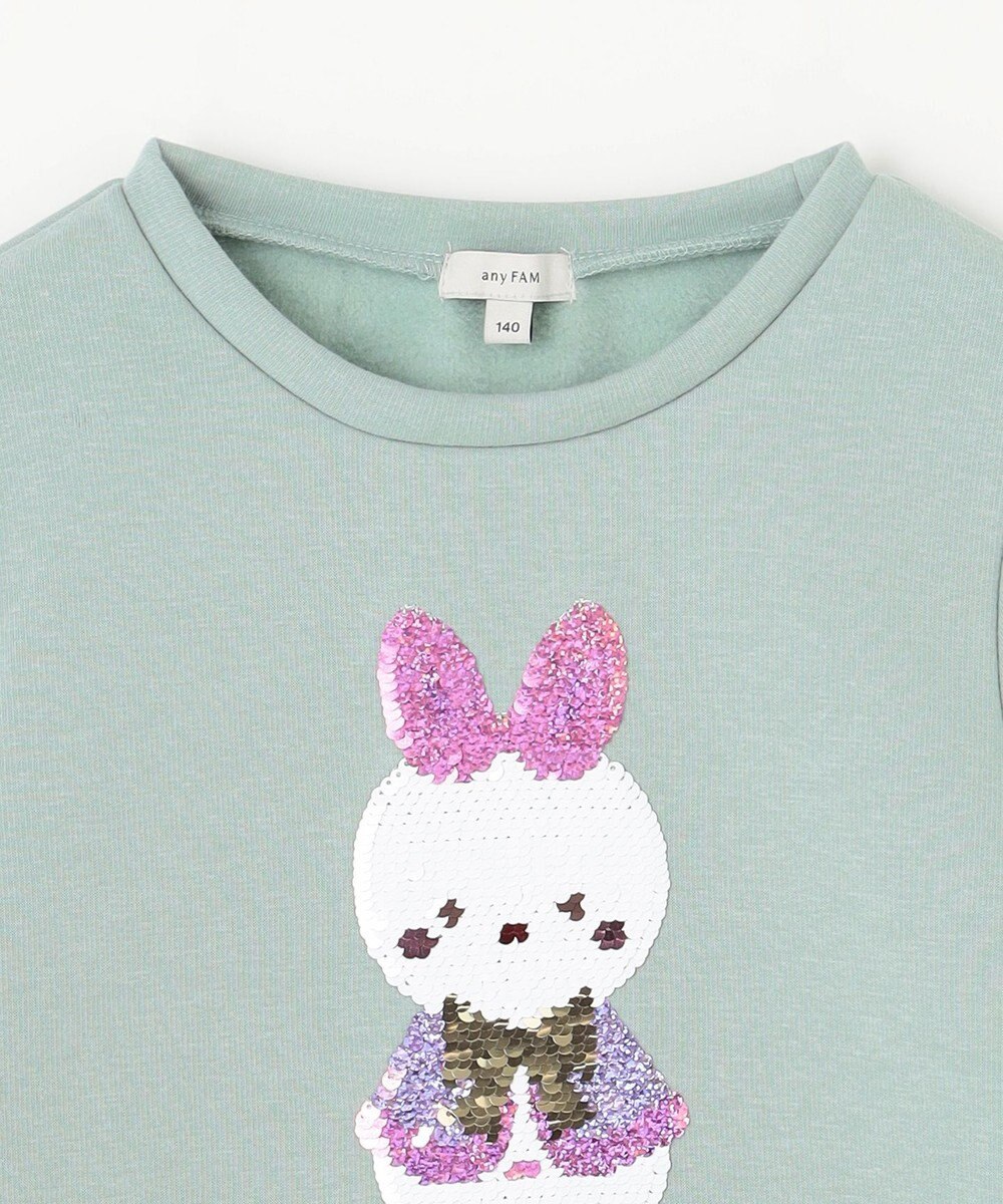 ANY KIDS 裏シャギーミラクルスパンコールトレーナー 